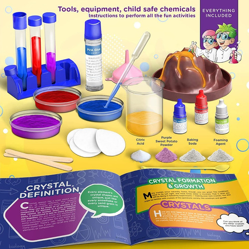 Imagen 5 de 6 de Science Kit For Kids - 21 Experiments Science Set