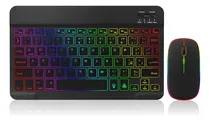 Comprar Set De Teclado Y Ratón Inalámbricos Retroiluminados De 10''