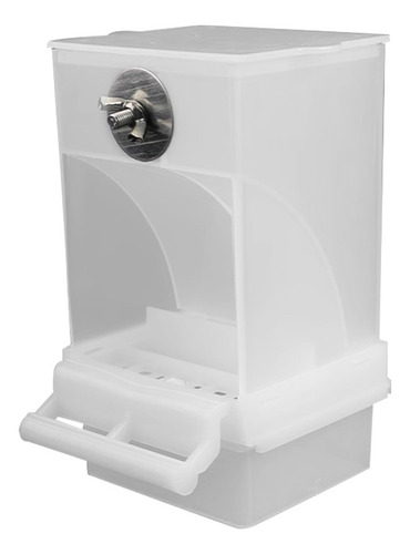 Comederos Para Pájaros E3, De Color Blanco Cristalino, Alime