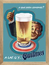 Comprar Quilmes Cerveza Cuadros Posters Carteles Publicidades  P597