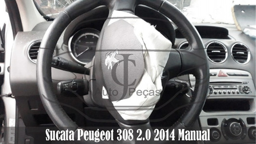 Imagem 6 de 11 de Sucata Peugeot 308 2.0 2014 Manual Para Retirar Peças