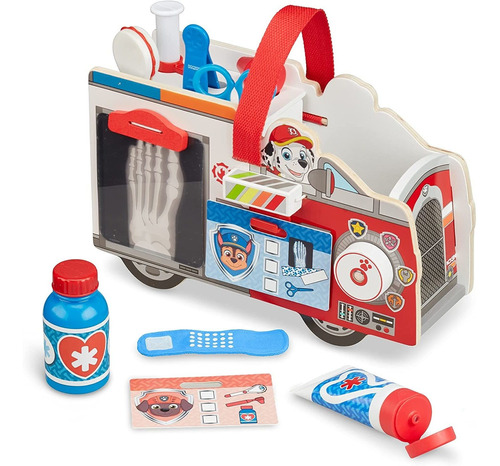 Melissa & Doug Paw Patrol Vehículo Carro De Rescate Marshall