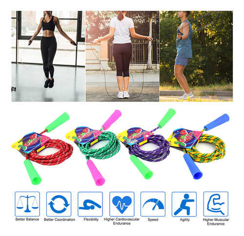 Cuerda De Saltar Ajustable Para Todas Las Edades - Home Gym