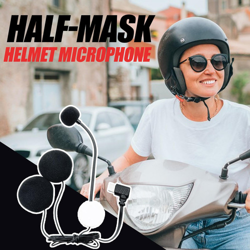 Micrófono Para Casco Con Altavoz Micrófono Para Moto Auricul