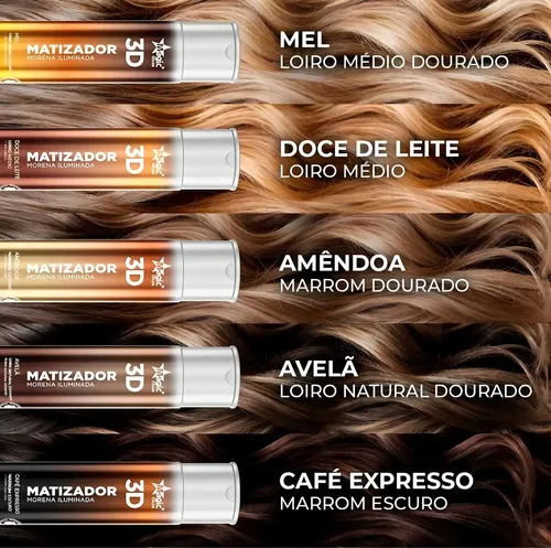Earth Magicおまとめ130 Magic Color Matizadores 100ml Tom Morena Iluminada Amêndoa