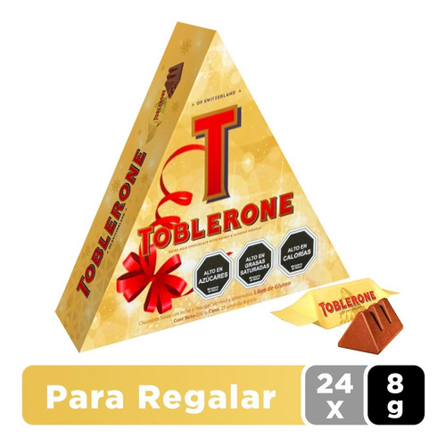 Imagen 1 de 5 de Toblerone® Mini Chocolate Regalo Día Del Padre 24x8g
