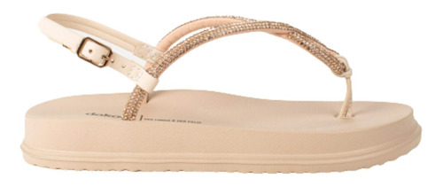 Sandália Feminina Dakota Flatform Com Brilhos Y6241