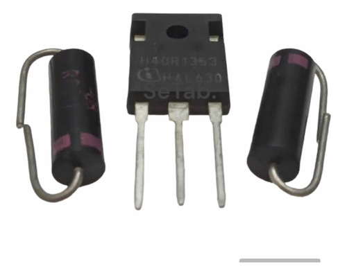 2 Diodos Cl08 08 + Transistor H40r1353 Ml001 Hmic Kit