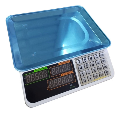 Balanza Digital 30 Kg Recargable Blanco