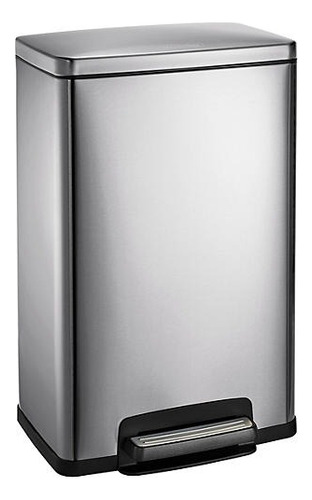 Bote De Basura Tramontina 13-gallon Step Trash Can 50lts Stainless Steel