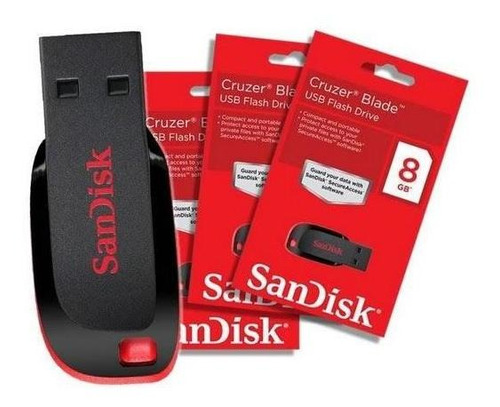 Kit 2 Pendrive 8 Gb Sandisk