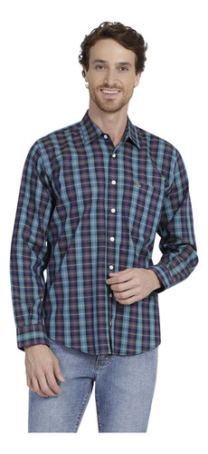 Camisa Casual Hombre Lee Slim Fit Manga Larga 342