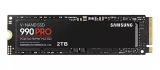 Disco Solido Ssd Samsung 990 Pro 2tb, M.2 2280 Pcie Gen 4.0