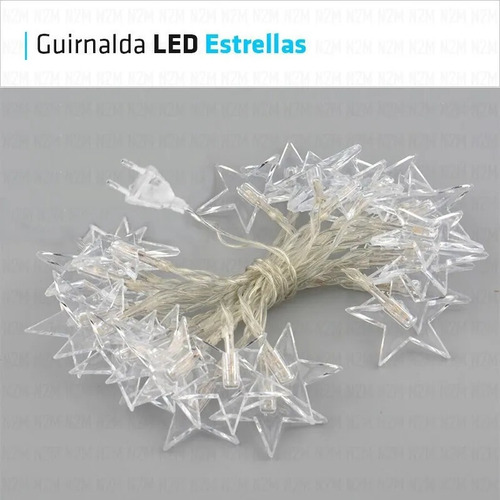 Imagen 3 de 10 de Combo Led Navidad Cortina 3 Metros + 2 Guirnalda 4 Metros