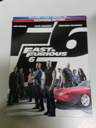 Blu Ray Fast & Furious 6 Steelbook Original