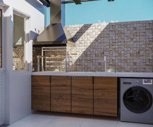 Cobertura Com 2 Dormitórios À Venda, 88 M² Por R$ 390.000,00 - Campestre - Santo André/sp - Co5256