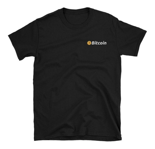Camiseta De Bitcoin Criptomoneda Calidad Premium De Lujo.