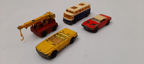 Carritos  Antiguos  Matchbox  Lote De 4 Leer Descripción 