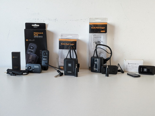 Combo Vello Freewave Plus + Studio Flash Trigger + Mas
