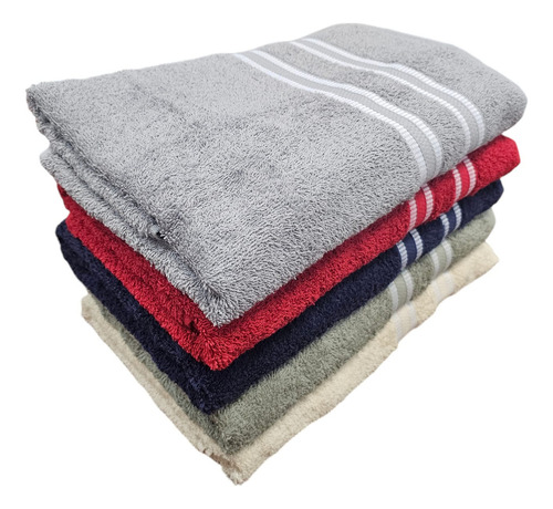 Toalla Karsten Lady Baño 100% Algodón Color Rojo
