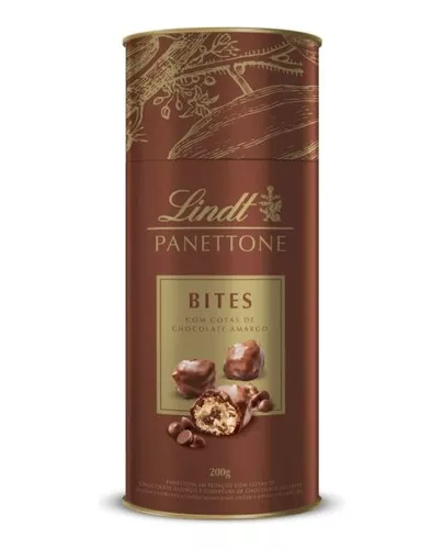 Panettone Lindt Laranja Siciliana e Chocolate Amargo