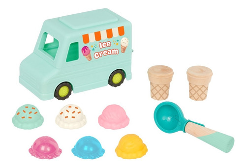 Juego Comida Helados Ice Cream Apilables Magnéticos Battat