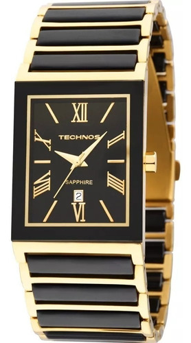 Relógio Technos Misto Cerâmica Safira 2015cf/4p Nfe