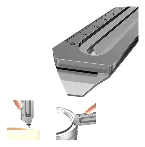 Estilete Profissional 18mm Multifuncional Aço Inox Com Trava