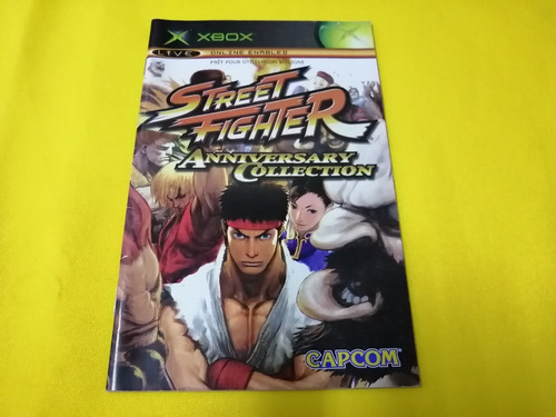 Manual Original Street Fighter Anniversary Collection Xbox