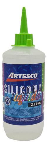 Silicona Líquida Artesco 250 Ml Carton Madera Telgopol Y Mas