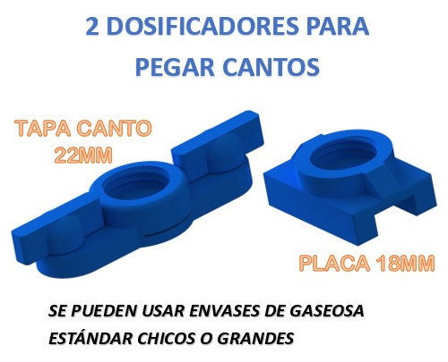 Tapacanto Dosificador Para Adhesivo De Contacto Pvc Y Cantos