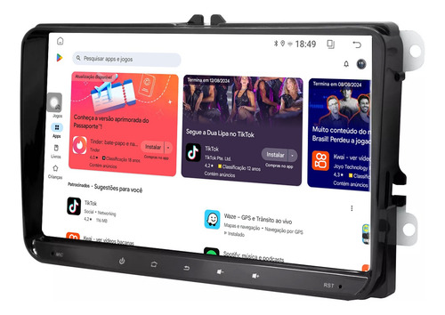 Multimidia Vw Fox 14/21 9p Octacore 4gb 64gb Carplay 4g