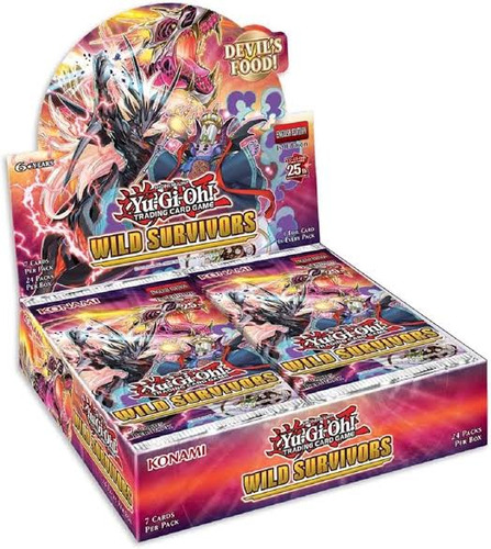 Yugioh Tcg Wild Survivors Booster Box Display Inglés