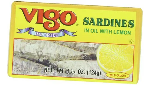 Sardinas Vigo En Aceite Con Limón - Lata Oz (pack 10)