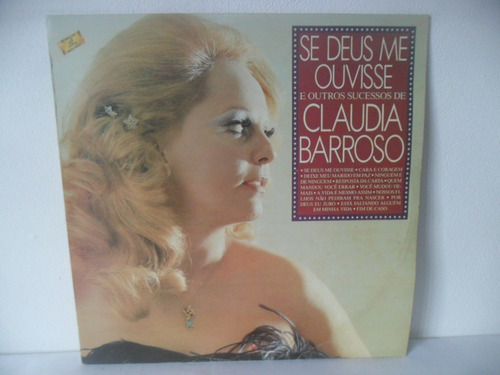 Lp Disco Vinil - Claudia Barroso - Se Deus Me Ouvisse - 1988