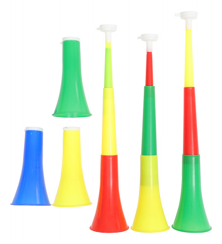 Bocina De Fútbol Vuvuzelas, Juego De Pelota, 6 Unidades