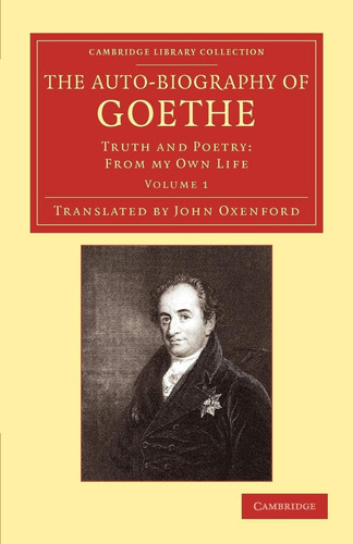 Libro: En Inglés La Autobiografía De Goethe: Verdad Y Poesía