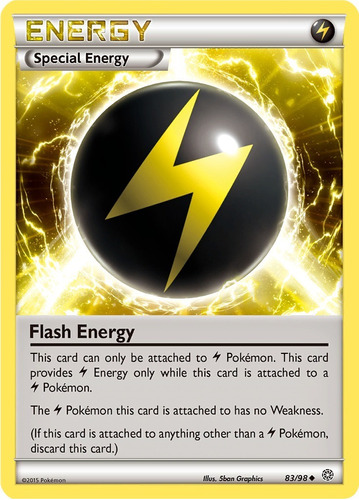 Cartas Pokemon Xy Energia Flash Energy 83/98 Aor