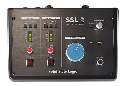 Interface De Audio Usb 2x2 Solid State Logic Ssl2