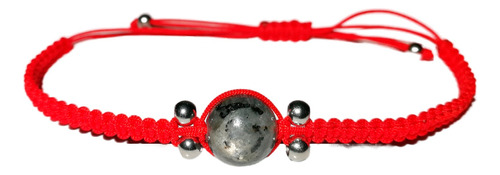 Pulsera Roja Piedras Naturales 