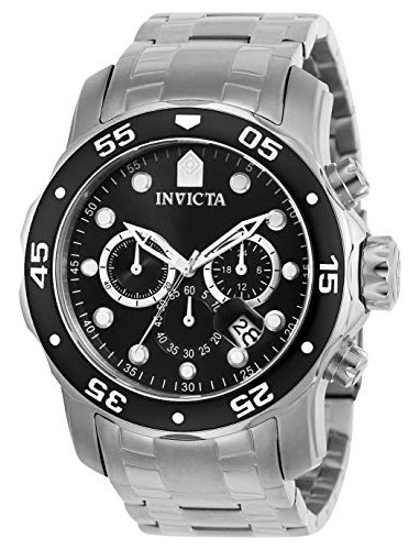 Invicta 0069 Pro Diver Collection, De Acero Inoxidable, Para