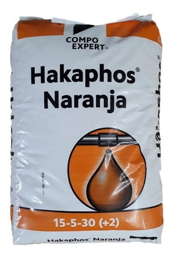 Fertilizante Hidrosoluble Hakaphos Naranja X 25 Kg