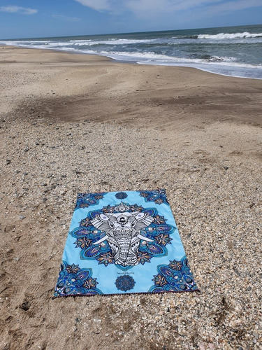 Imagen 3 de 4 de Manta Lona Playera Grande 4pers Impermeable Serie Limitada