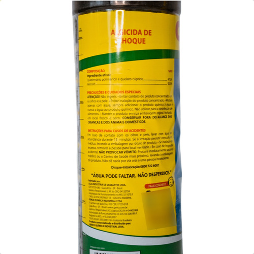 Kit 3 Algicida Choque Genco Tratamento Piscina Elimina Algas