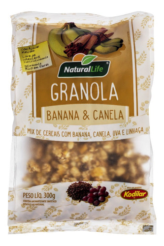 Granola Banana E Canela 300g Natural Life