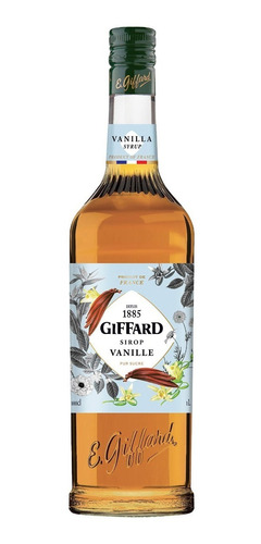 Jarabe De Vainilla Giffard 1000ml Origen Francia