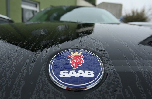 Emblema Saab Original Cajuela, Cofre, Centros De Rin 9-3 95 