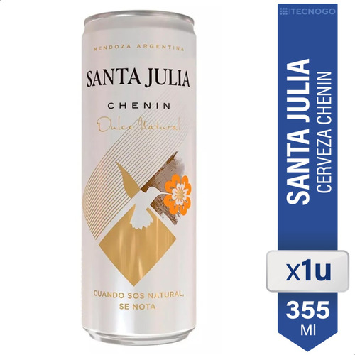 Vino Santa Julia Chenin Blanco Dulce 355ml Lata Unidad