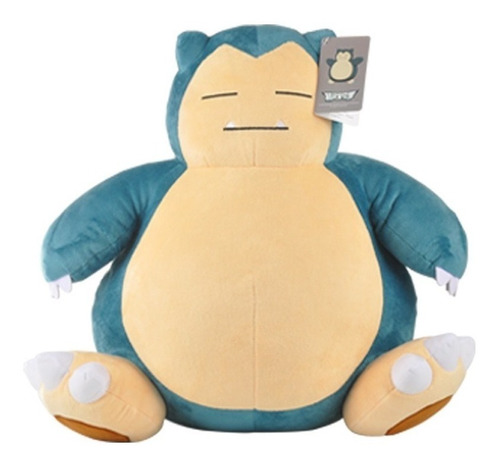 Snorlax De Peluche Pokémon Original, 22 Cm, Hipoalergénico