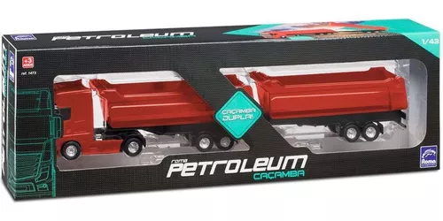 Carreta Bitrem Baú De Brinquedo Petroleum Roma Brinquedos - ShopJJ -  Brinquedos, Bebe Reborn e Utilidades